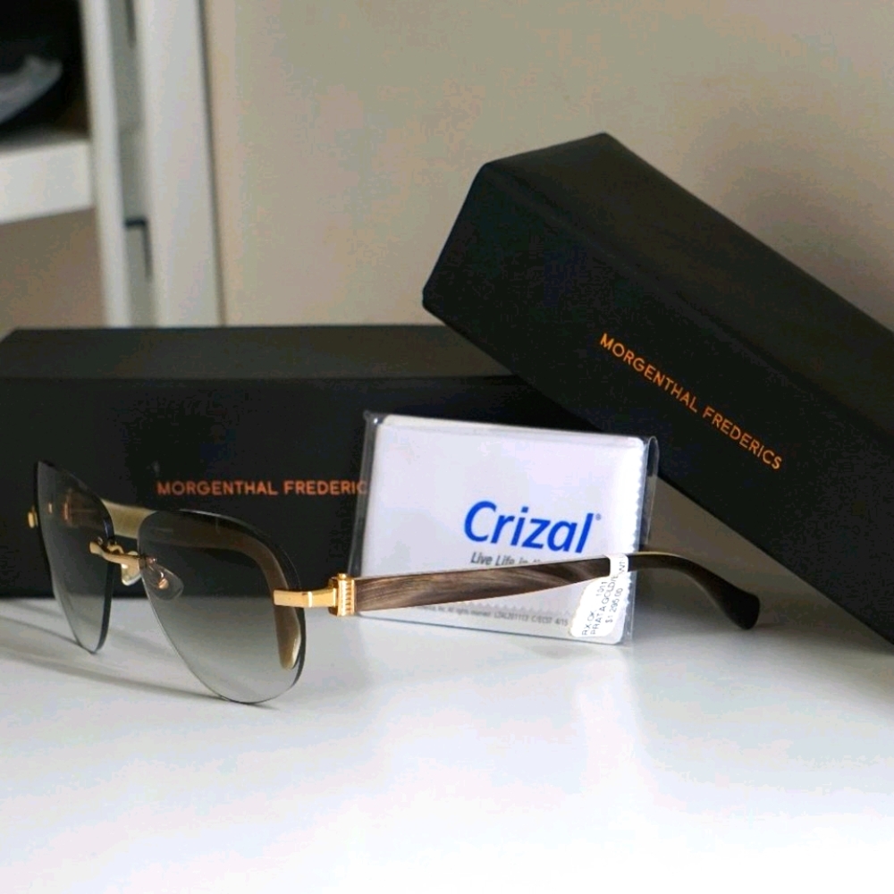 Morgenthal Frederics Sunglasses Buffalo Horn $1415